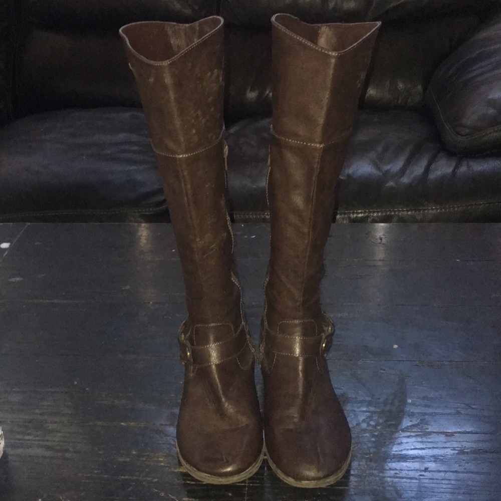 Brown Knee High Boots